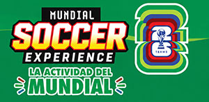 Mundial Soccer Experience - estaciones temáticas del Mundial 2026